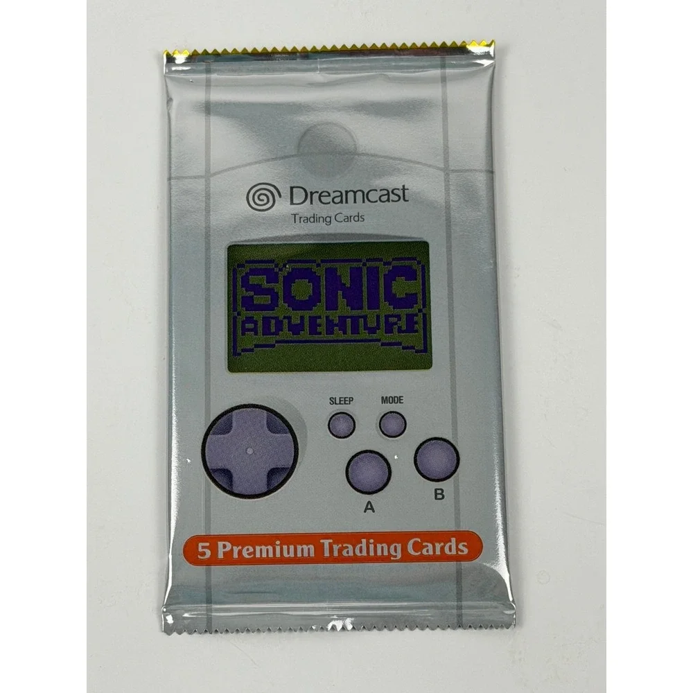 SEGA DREAMCAST TRADING CARD BOOSTER PACK LIMITED RUN GAMES IN HAND NEW SEALED